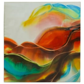 Frank Monaco (American, B. 1943) "#60" Oil On Canvas