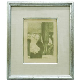 Maurice Denis (French, 1870-1943) "Maternity Beneath Cypress" Lithograph