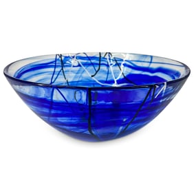 Large Kosta Boda Glass Center Bowl