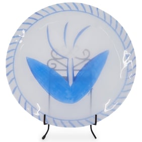 Kosta Boda by Ulrica Vallien Art Glass Charger