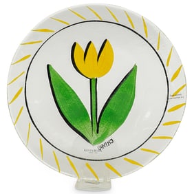 Kosta Boda Art Glass Plate