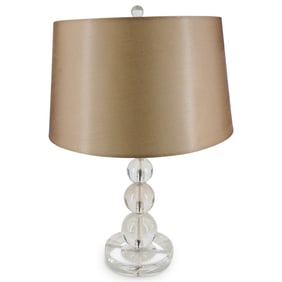 Tanner Kenzie Designer Modern Art Glass Table Lamp