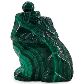 Chinese Malachite Chimera Snuff Bottle