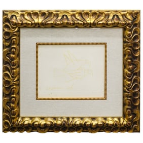 After Pablo Picasso (Spanish, 1881) "Les Deux Tourterelles II" Lithograph