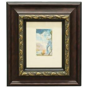 Salvador Dali (Spanish, 1904) "Le Nouveau Monde" Limited Edition Lithograph