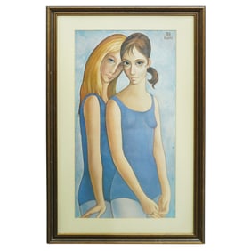 Signed Margaret Keane (American, 1927) Original Lithograph