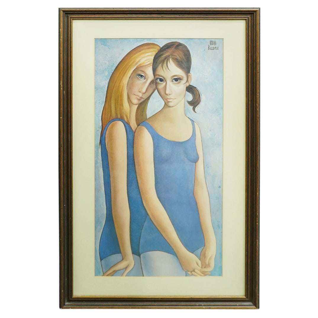 Signed Margaret Keane (American, 1927) Original Lithograph (1 of 9)