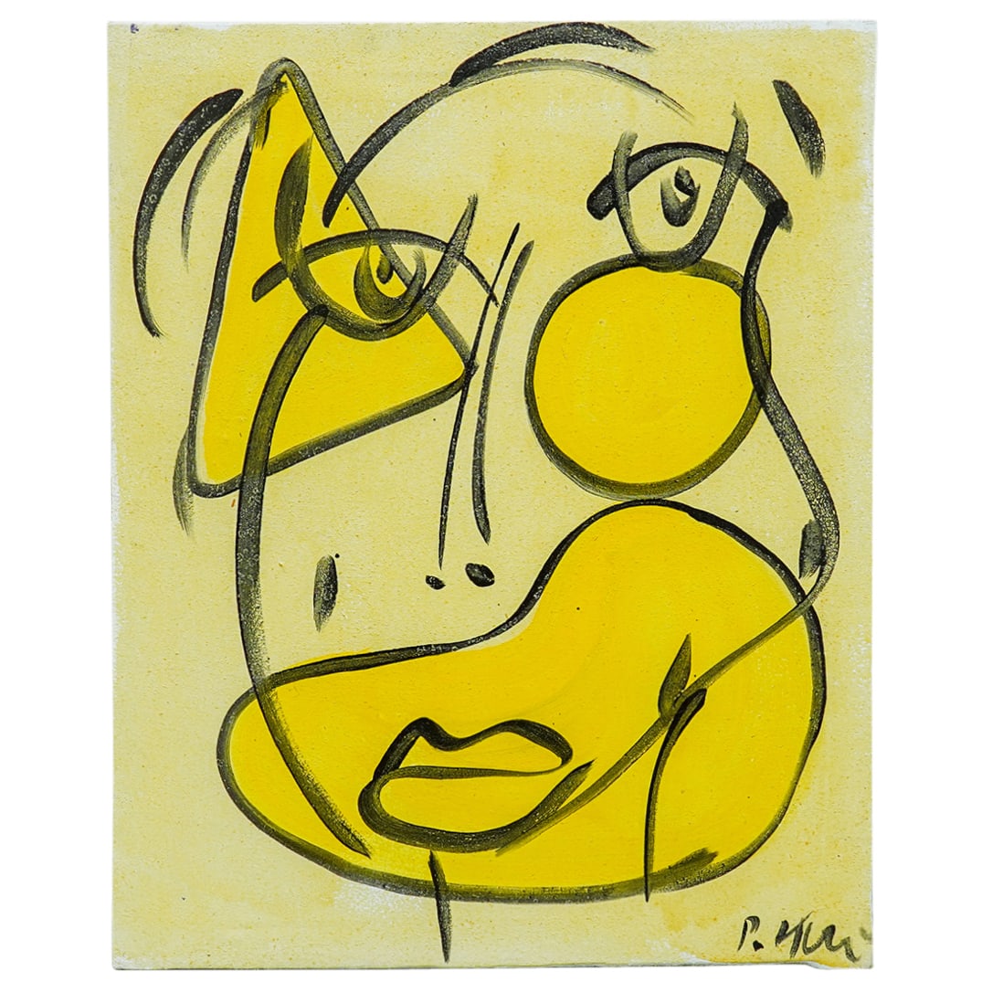 Peter Keil (German, B. 1942) Oil On Fabric (1 of 5)