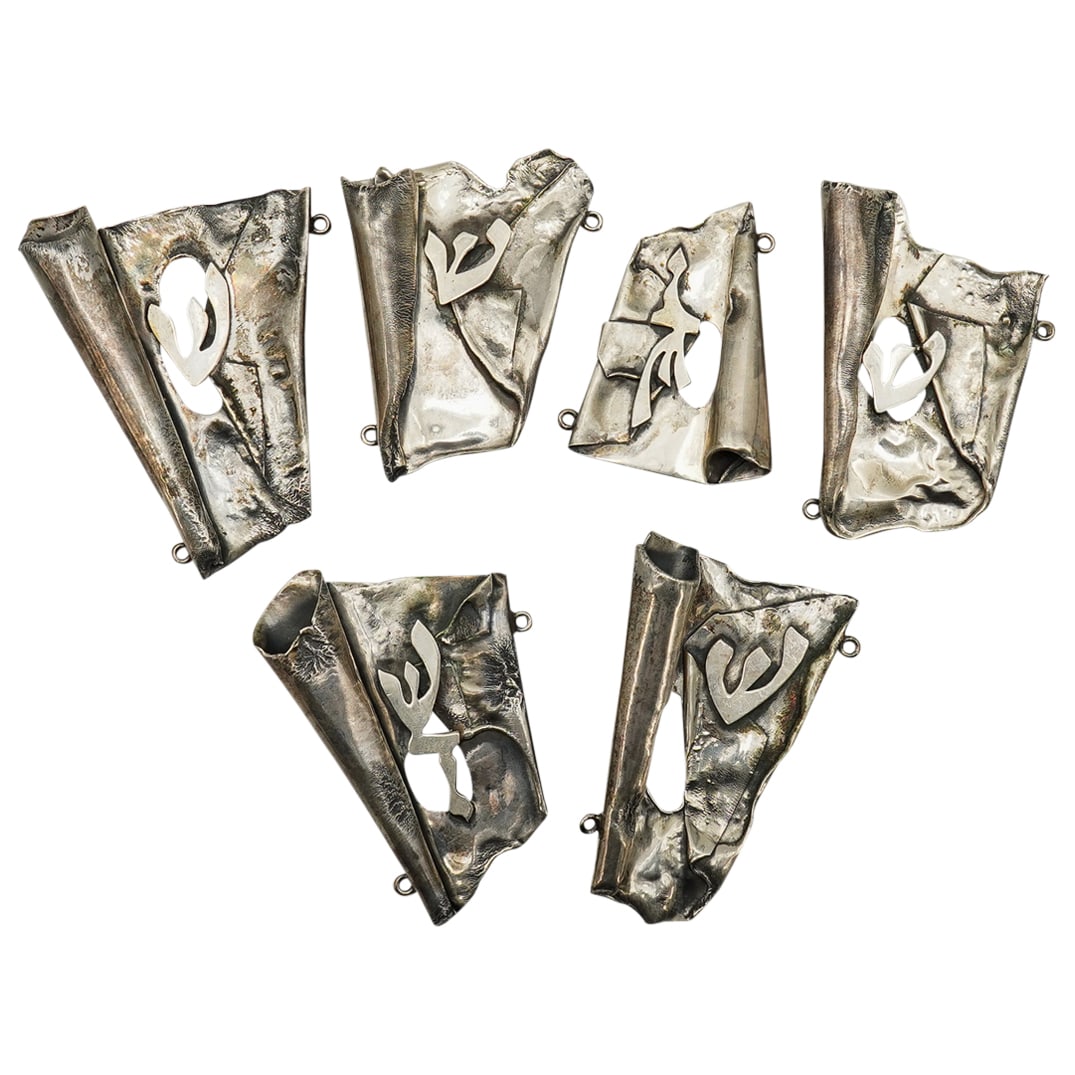 (6 Pc) Rachel Gera Sterling Silver Amulets (1 of 12)