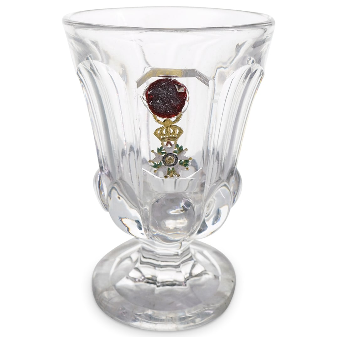 19th Cent. Crystal Glass with Legion Of Honor (1 of 7)
