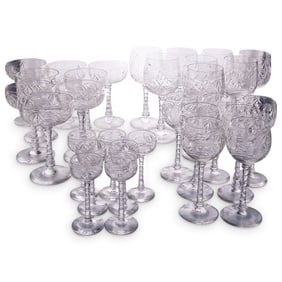 (30 Pc) Rock Sharpe Crystal Stemware