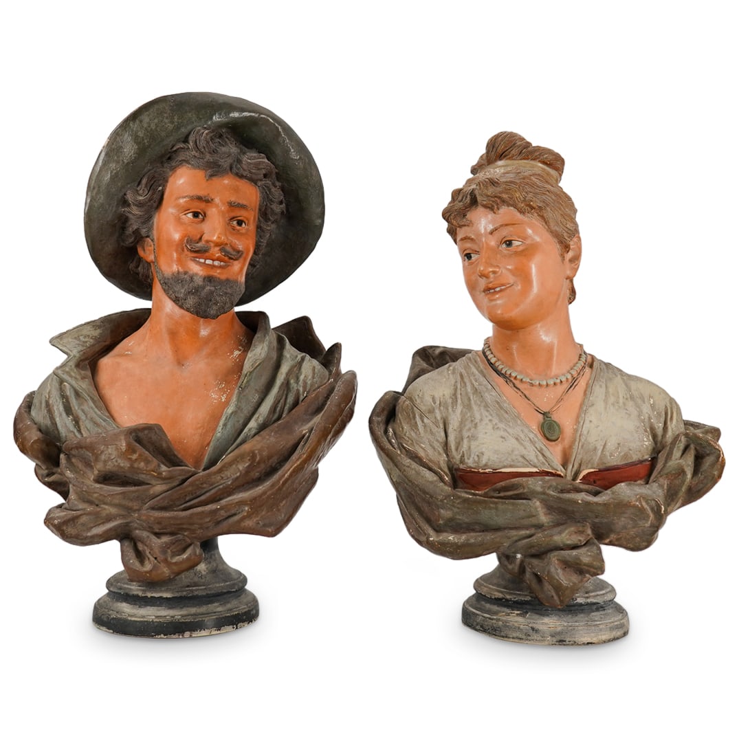 Pair Of European Porcelain Busts (1 of 16)