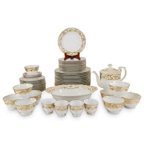 (56 Pc) Japanese Adline China "Majestic" Pattern Porcelain Service