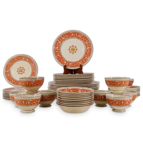 (58 Pc) Myott "Medici" Ceramic Set
