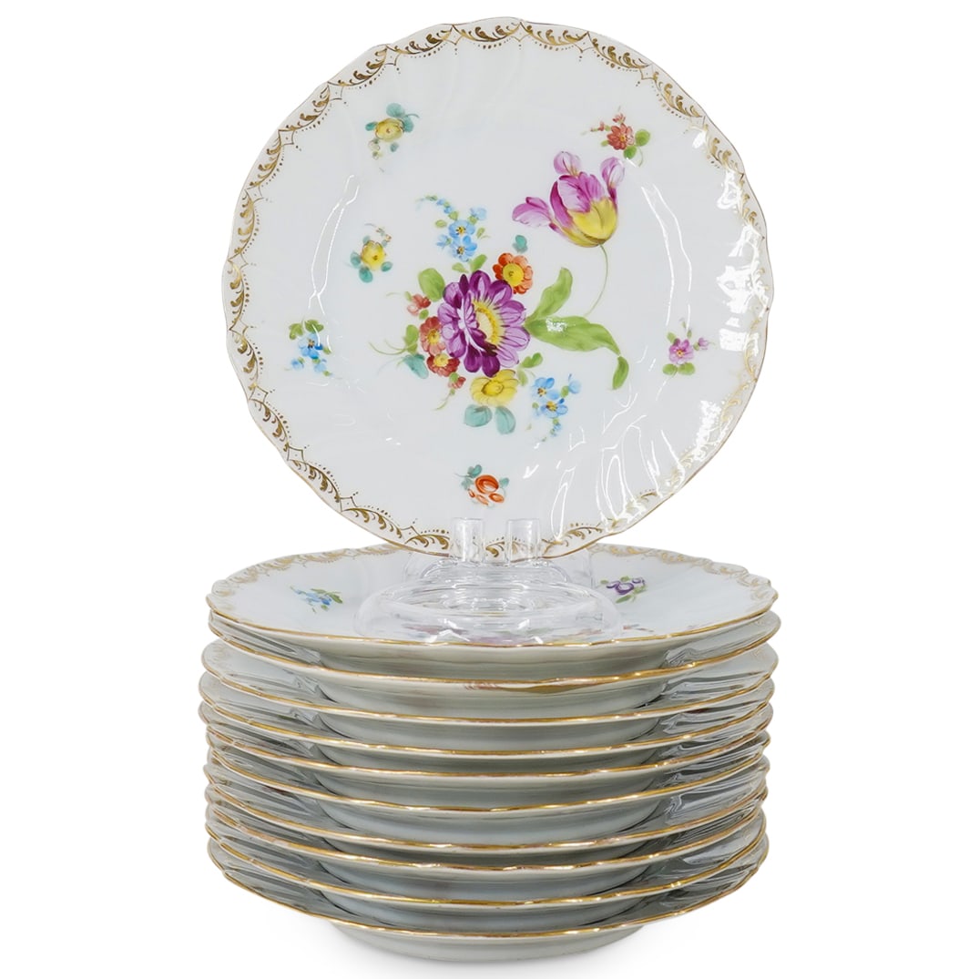 (10 Pc) Richard Klemm Porcelain Dessert Plates (1 of 7)
