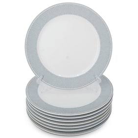 (8 Pc) Lenox "Pacific Rim" Porcelain Dinner Plates