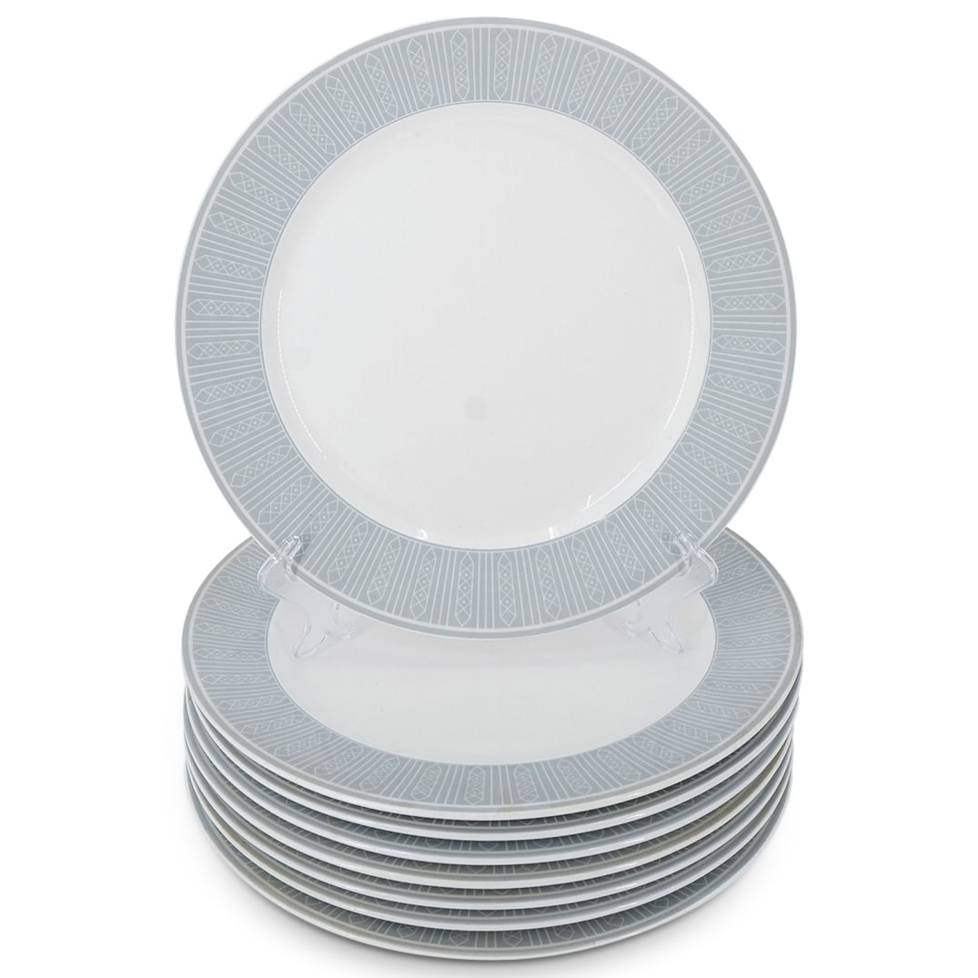 (8 Pc) Lenox "Pacific Rim" Porcelain Dinner Plates (1 of 3)