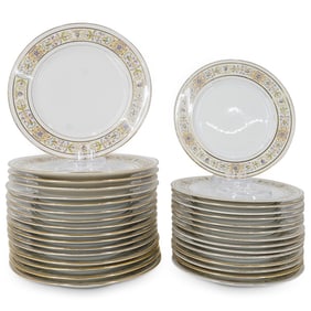 (32 Pc) William Guerin & Co. Porcelain Plates