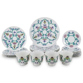 (20 Pc) Royal Tettau "Kismet" Patterned Porcelain Service