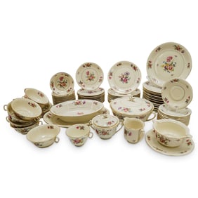 (71 Pc) Czech Epiag "Greta" Porcelain Dinnerware Set
