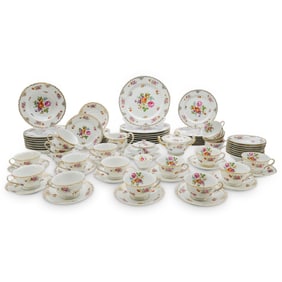 (79 Pc) Japanese Noritake Porcelain "Dresita" Dinnerware Set