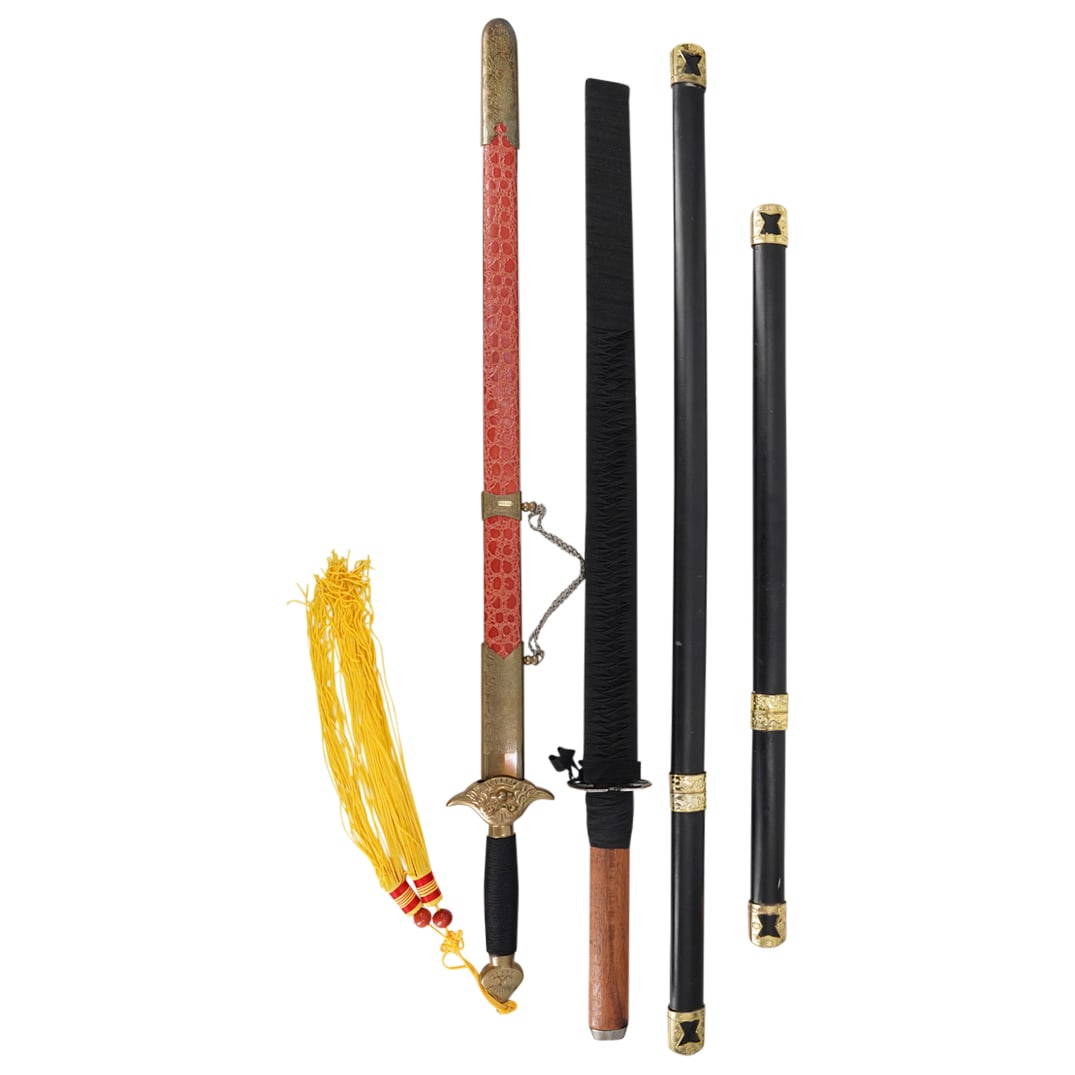 (4 Pc) East Asian Swords (1 of 20)