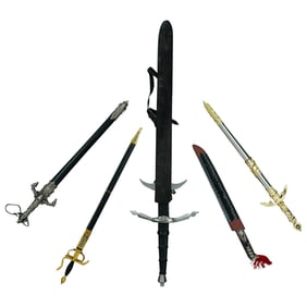 (5 Pc) European Style Swords