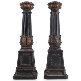 Pair Neoclassical Composite Candlesticks
