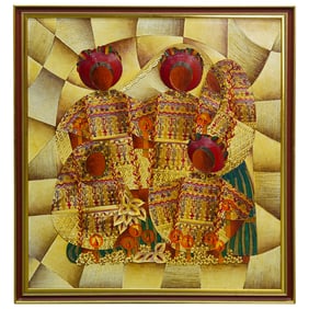 David Ordonez (Guatemalan, b.1951) Acrylic On Board