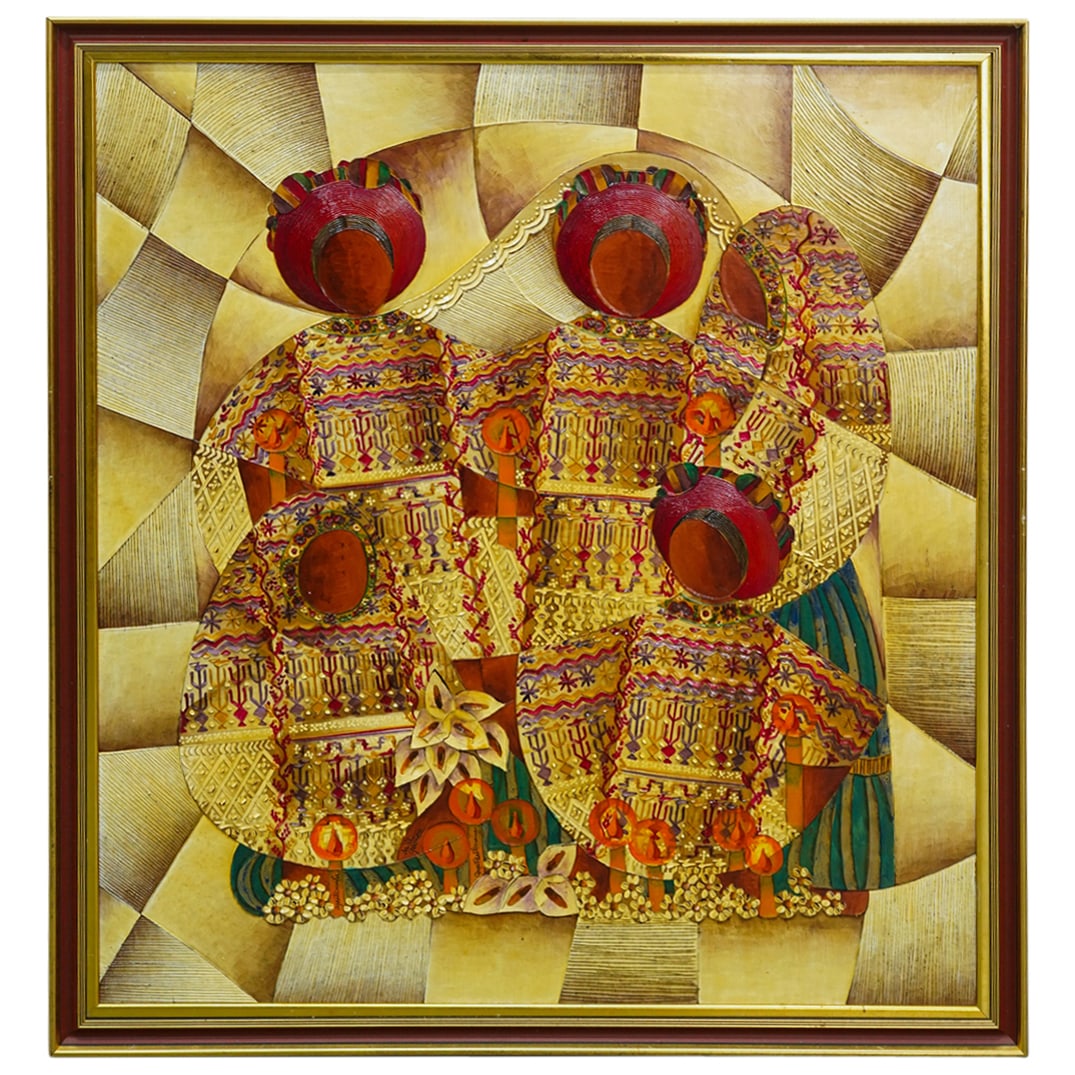 David Ordonez (Guatemalan, b.1951) Acrylic On Board (1 of 7)