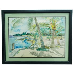 L.D. Kanner Watercolor On Paper