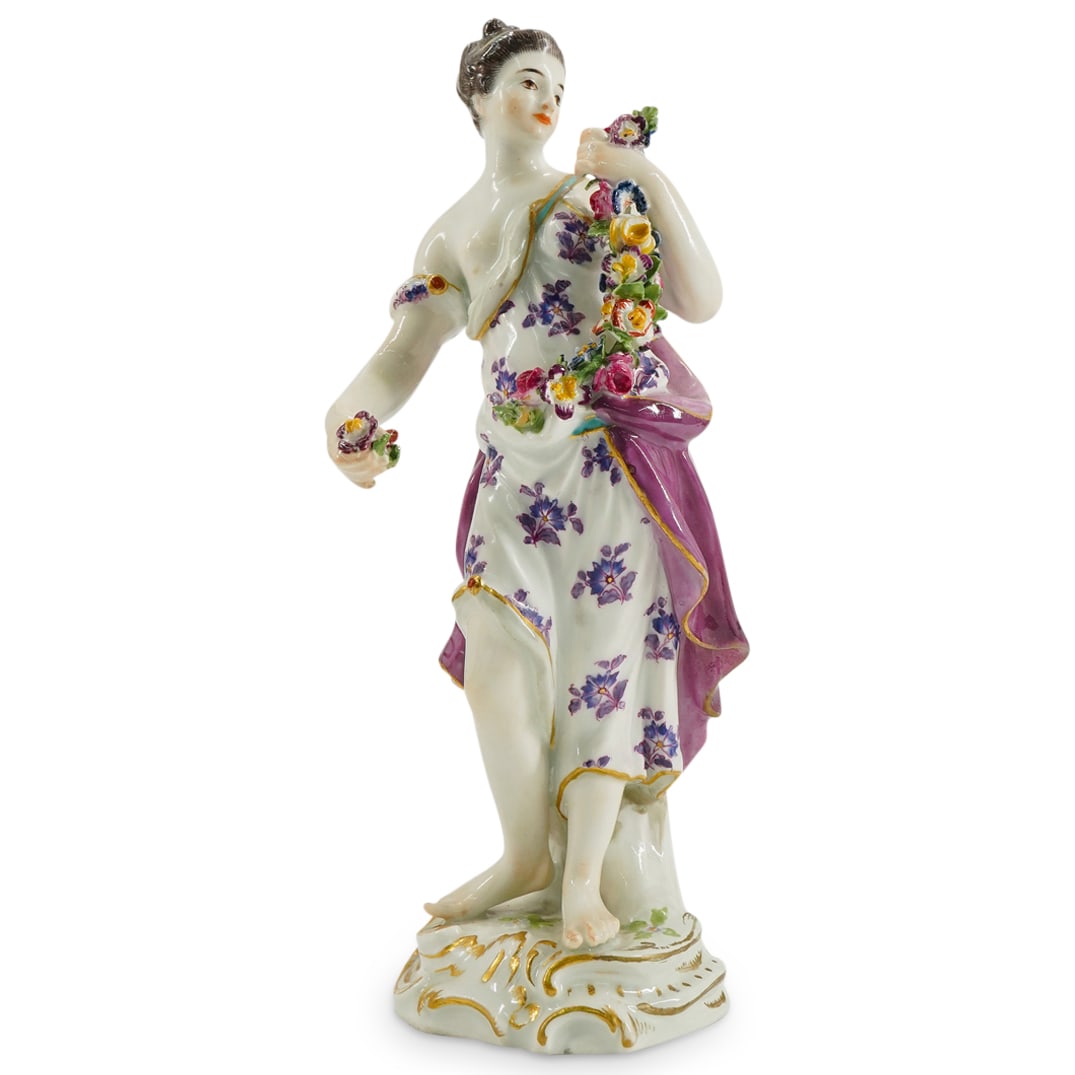 19th Cent. Meissen Porcelain Four Seasons Figure (1 of 6)