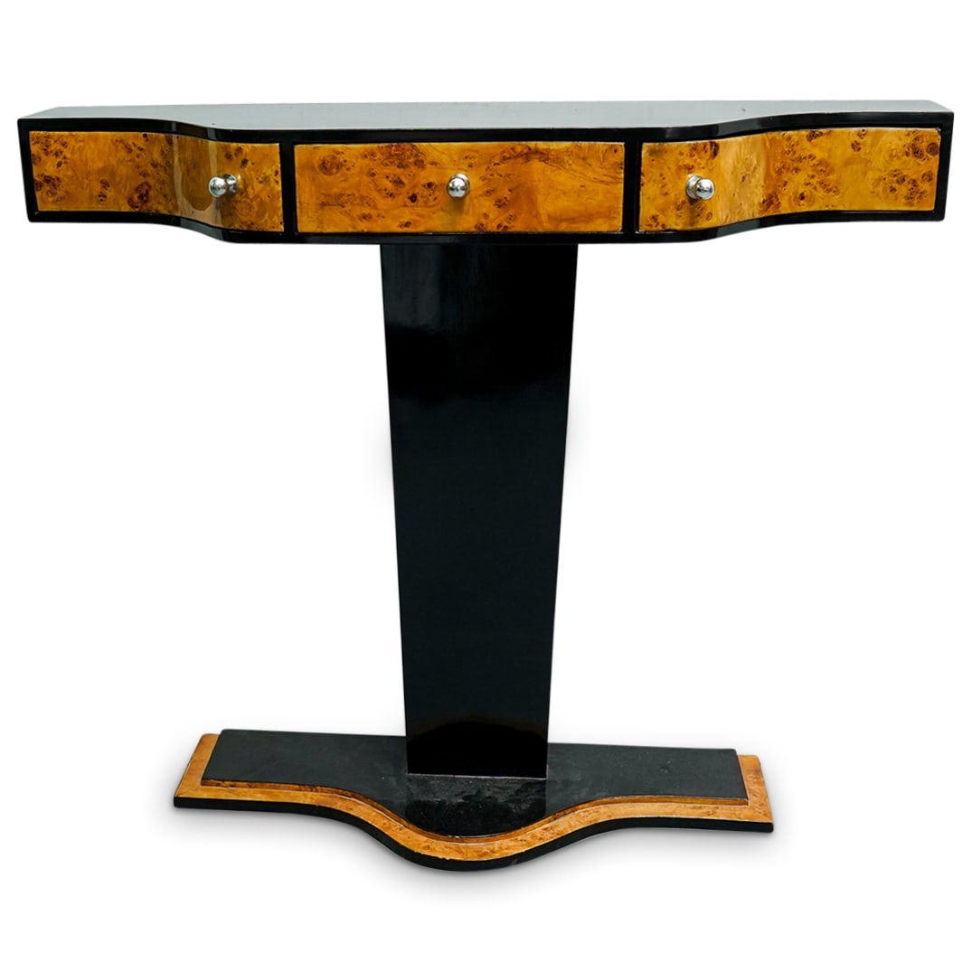 Art Deco Style Wooden Console Table (1 of 12)