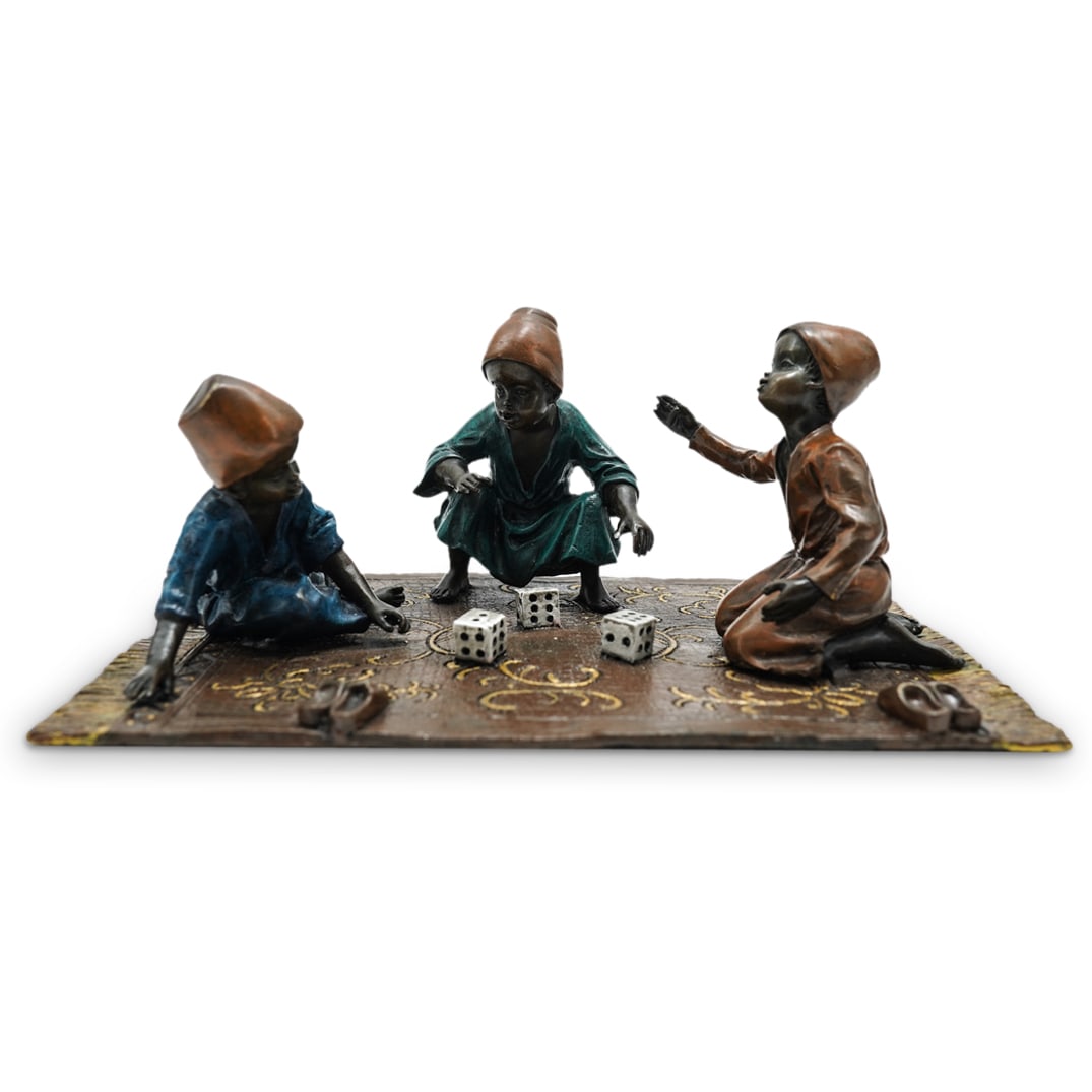 Bergman Style Austrian Figural Bronze Group (1 of 11)