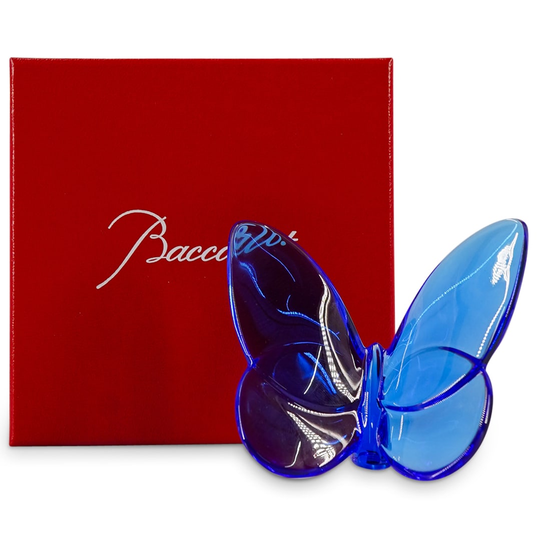 Baccarat Crystal Butterfly Figurine with Box (1 of 5)