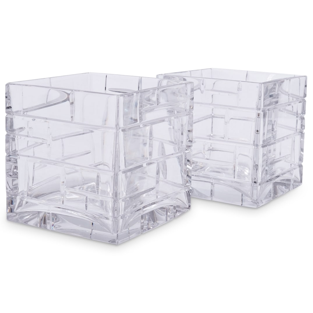 Pair Baccarat Crystal Vases (1 of 11)