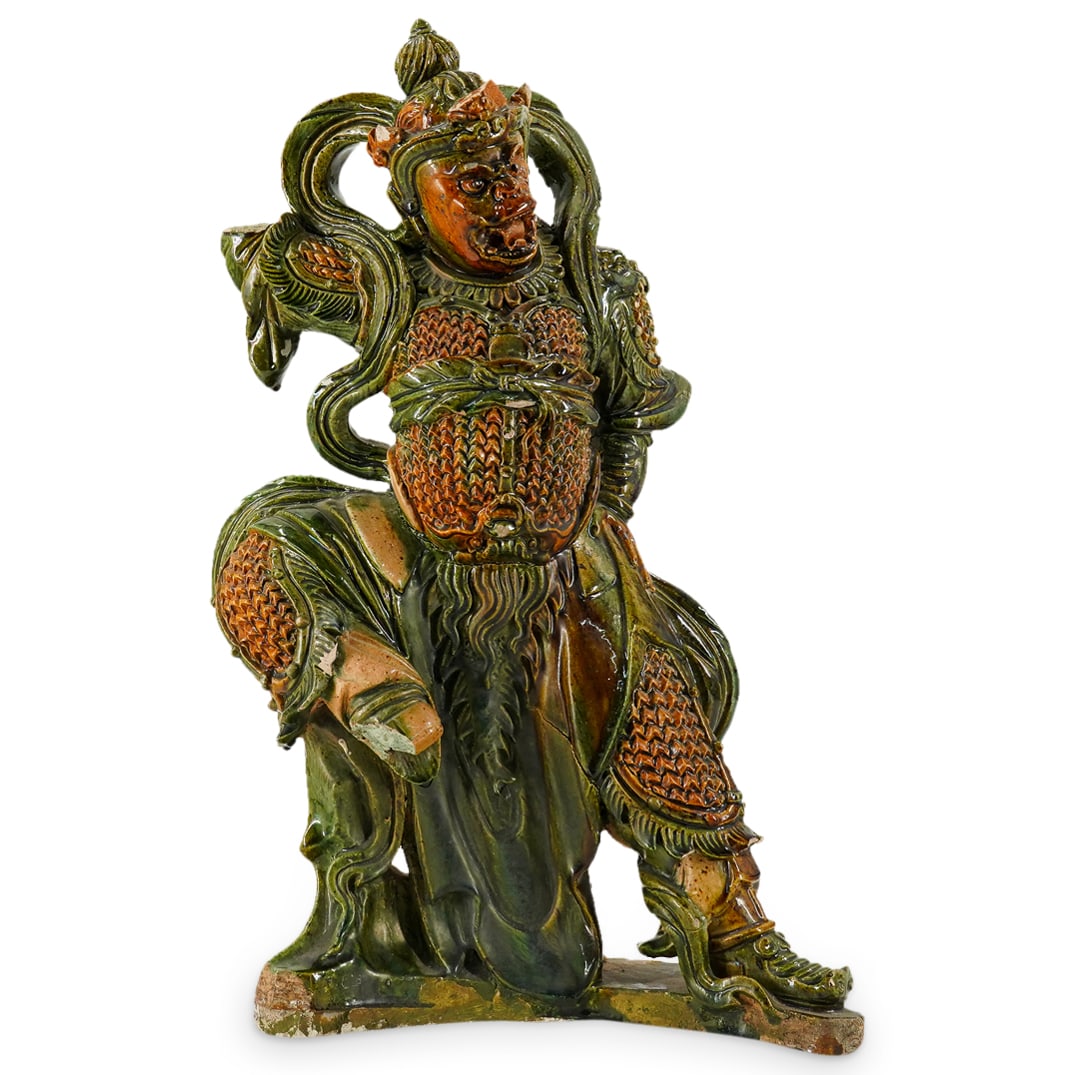 Antique Chinese Sancai Ceramic Sun Wukong Monkey King (1 of 8)