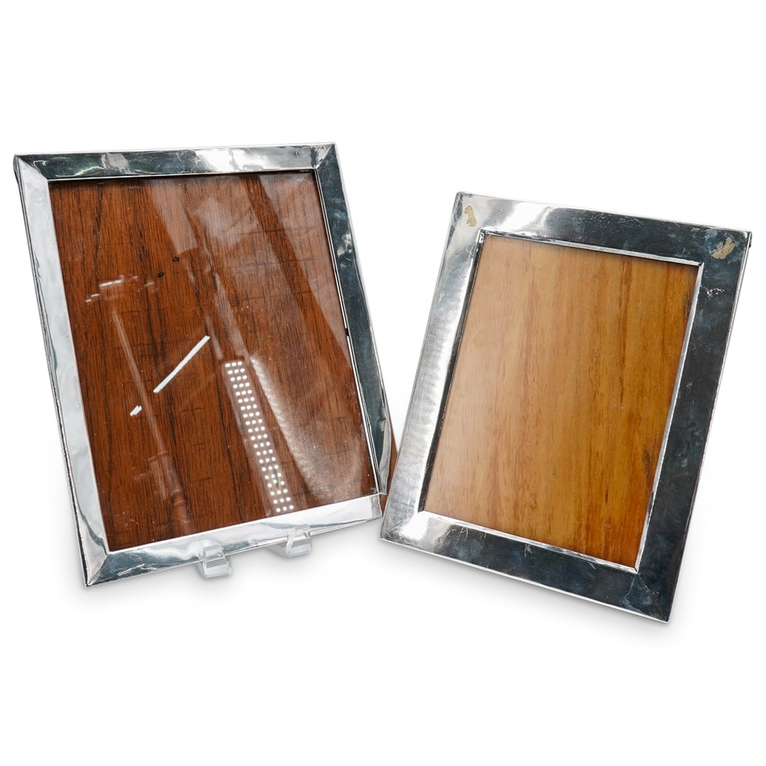 (2 Pc) Peruvian Sterling Silver Picture Frames (1 of 15)
