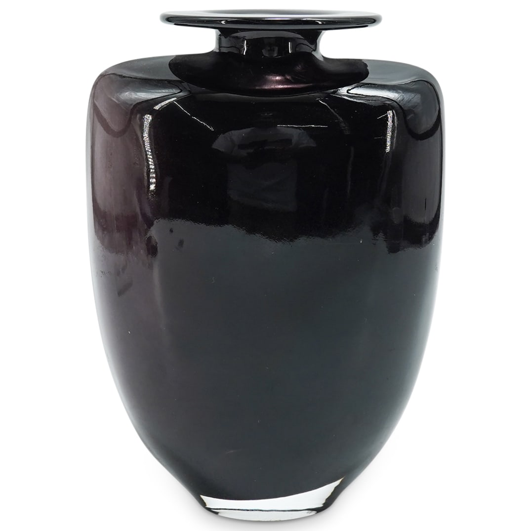 Karl Bergman For Kosta Boda Amethyst Glass Vase (1 of 7)