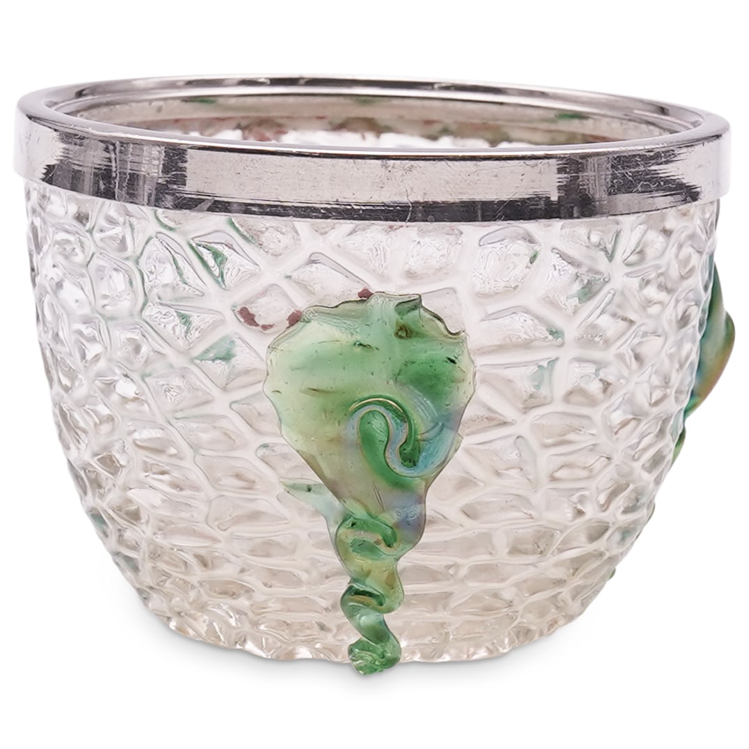 Loetz Style Silver & Glass Vase (1 of 7)