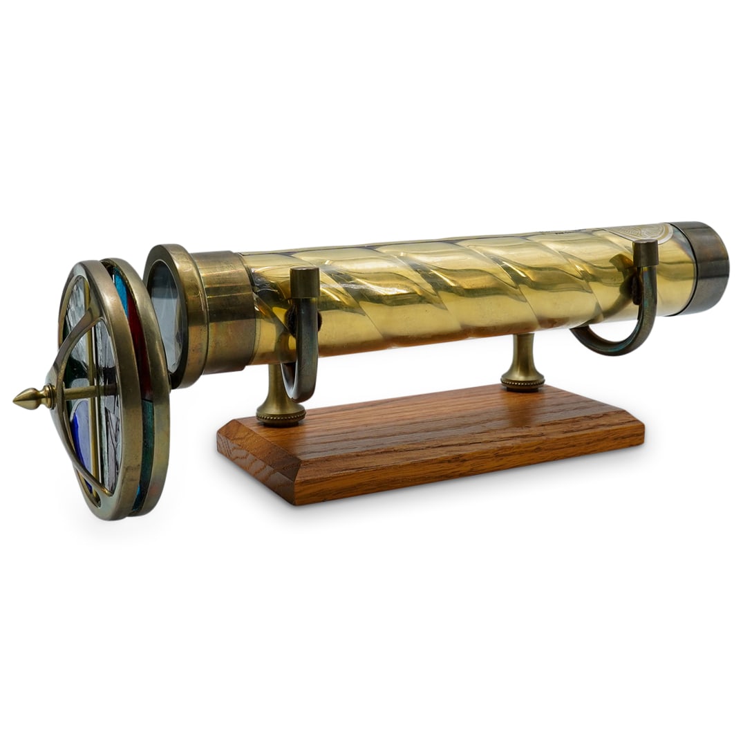Corki Weeks Brass Kaleidoscope on Stand (1 of 17)