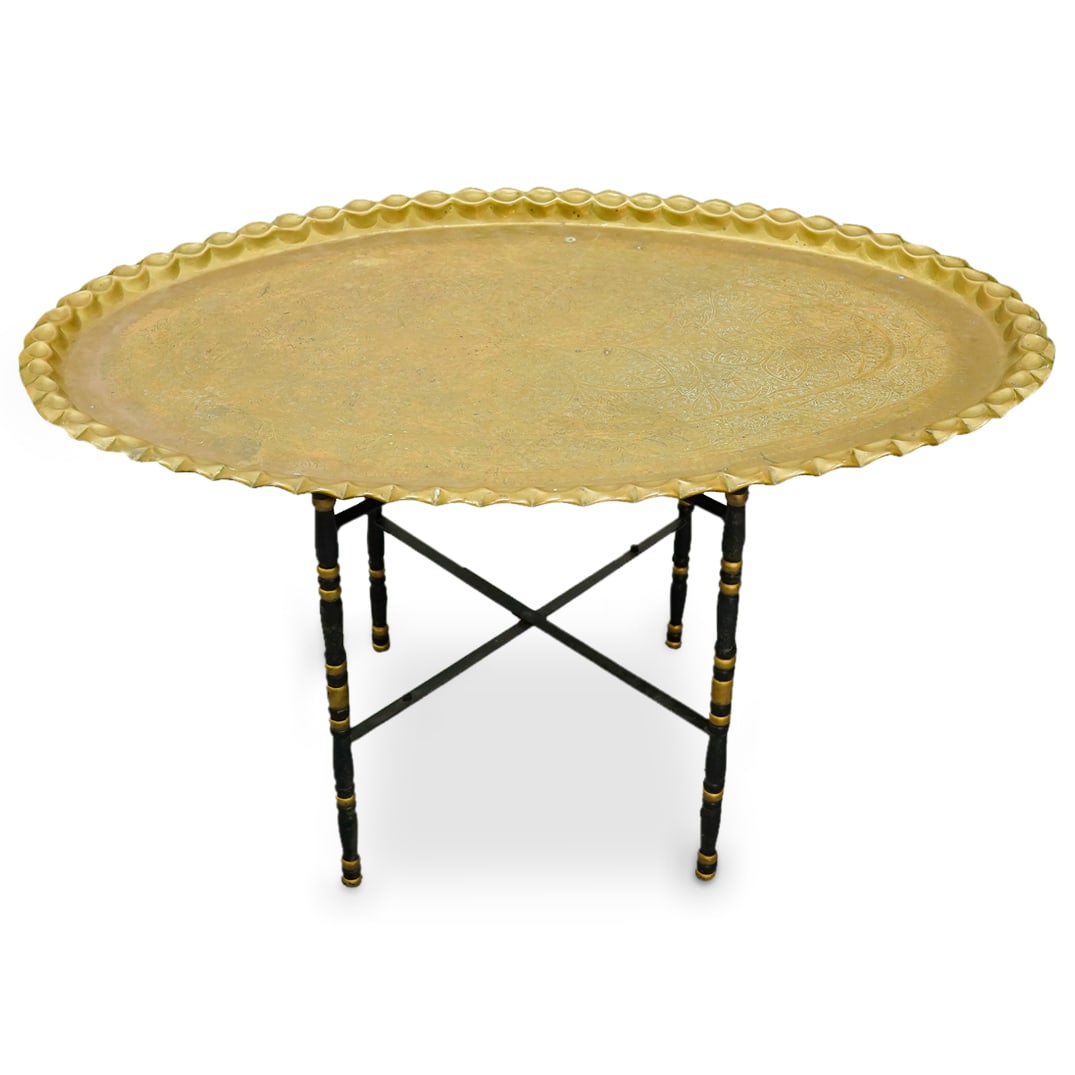 Large Chinese Brass Table (1 of 8)