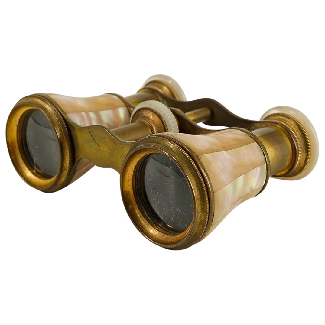 Antique French Mother Of Pearl La Favorite Opera Glasses (1 of 7)