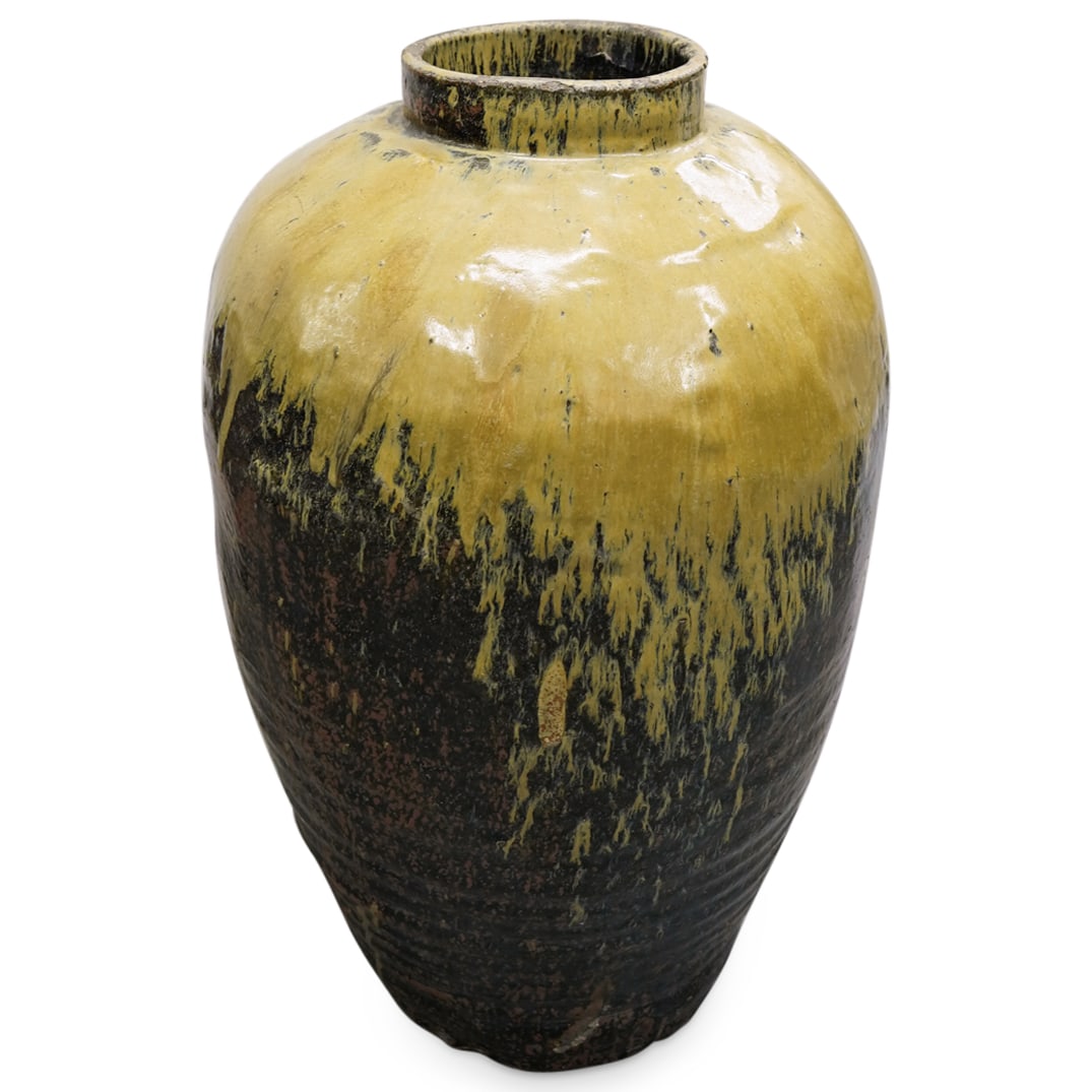 Large Possib. Japanese Ceramic Jar (1 of 8)