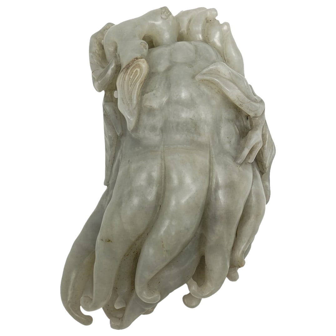19th Century Chinese Carved Jade Buddha's Hand Citrine (1 of 6)