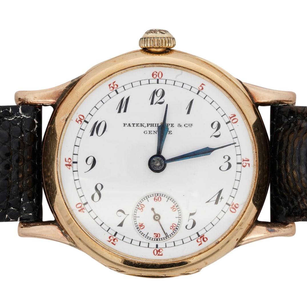 18k Gold Patek Philippe Converted Pocket Watch (1 of 9)