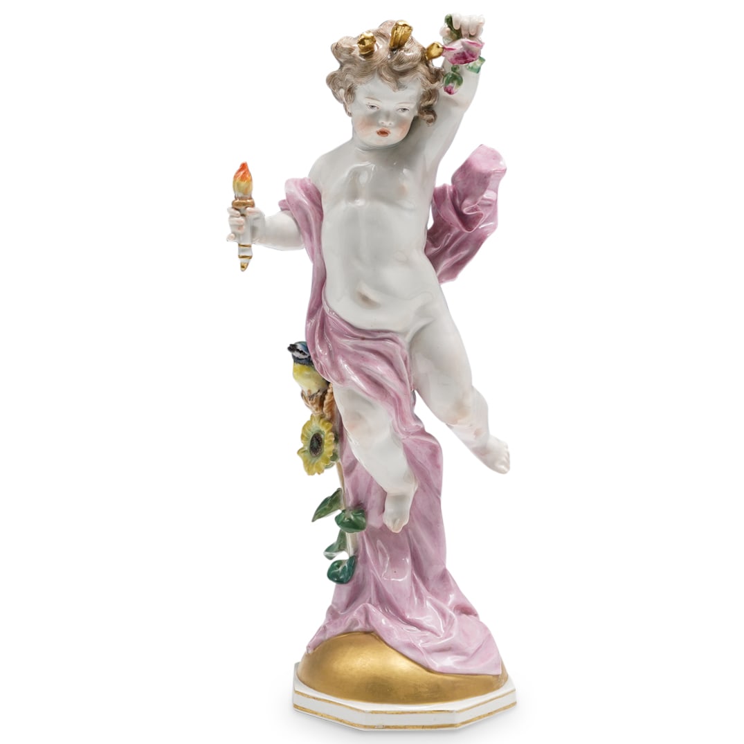 Antique Meissen Porcelain Putti Sculpture (1 of 9)