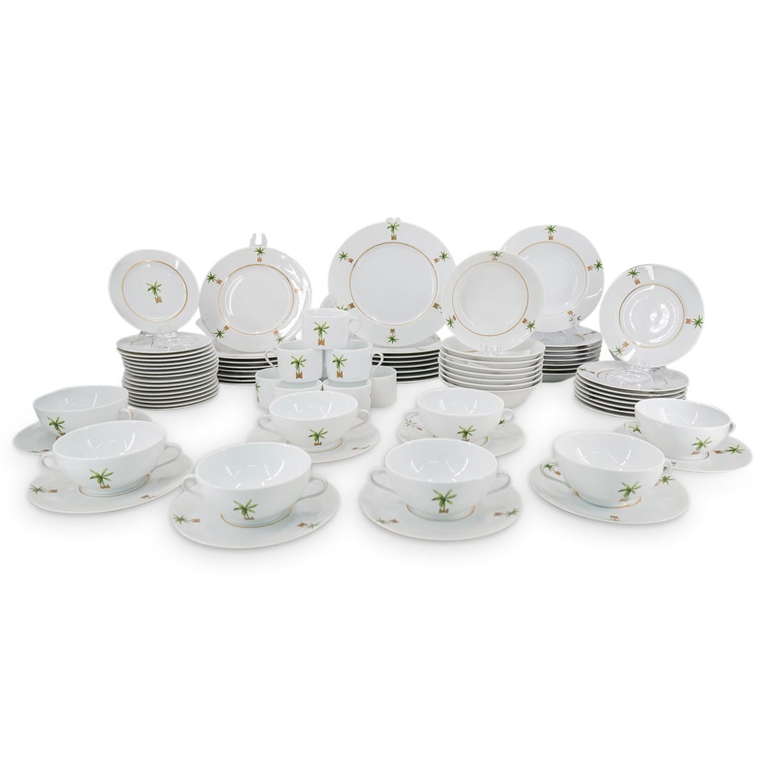 (64 Pc) Coalport Porcelain "Indian Tree" Porcelain Dinnerware Set (1 of 7)