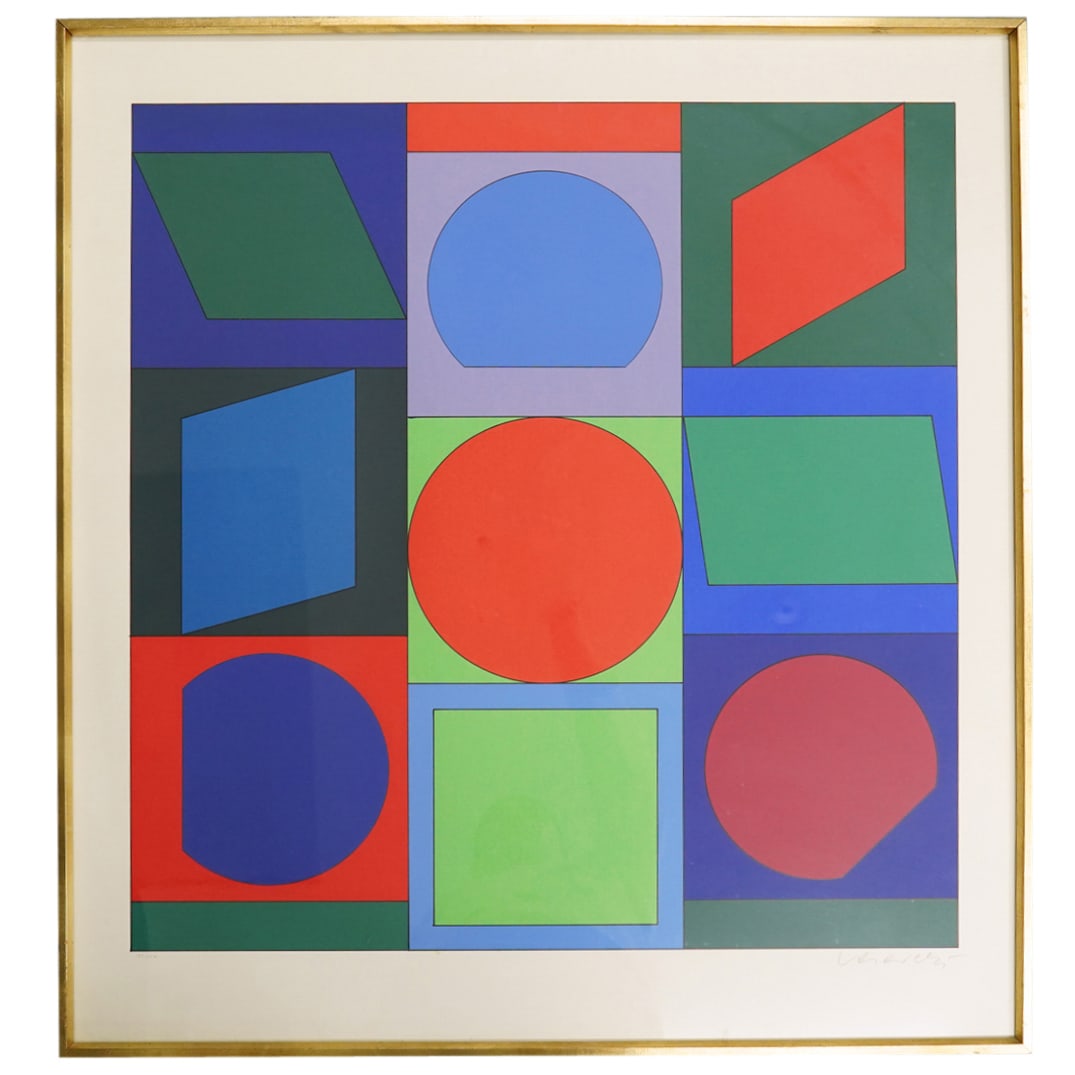 Victor Vasarely (1906-1997) Lapidaire Screenprint (1 of 4)