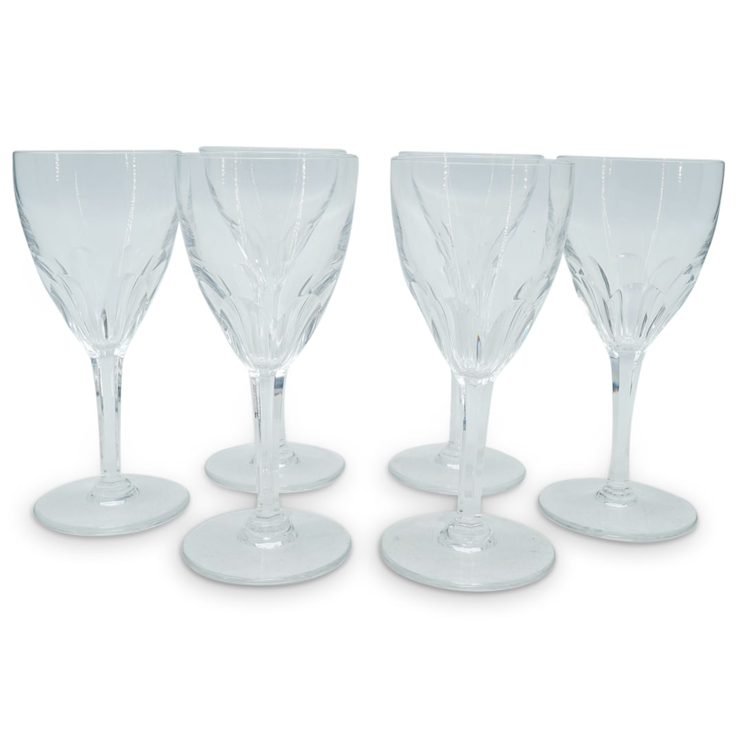 (6 Pc) Baccarat "Zurich" Crystal Water Goblets (1 of 8)
